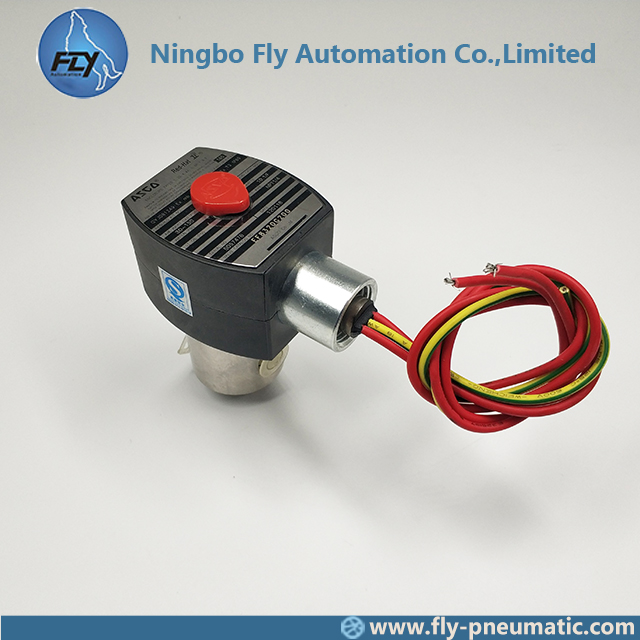 8320G200 EF8320G200 ASCO 8320 series 1/4 inch Stainless Steel Body Direct Acting General Service Solenoid Valve