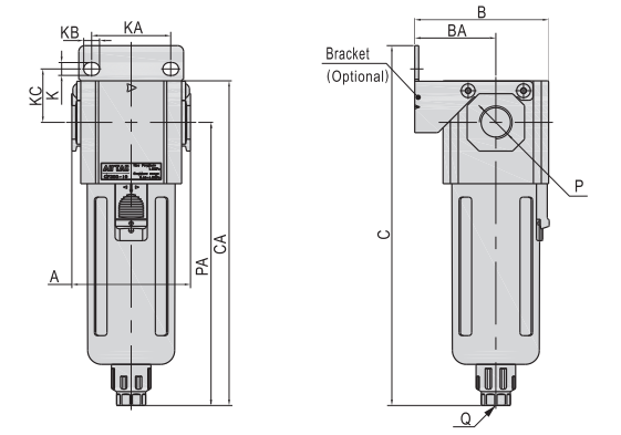 Drawing GF300, GF400