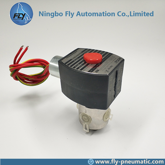 8320G200 EF8320G200 ASCO 8320 series 1/4 inch Stainless Steel Body Direct Acting General Service Solenoid Valve