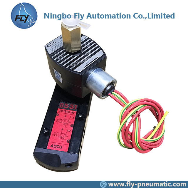 8551B401 EF8551B401MO ASCO 8551 series 1/4 inch Aluminum Pilot Operated Direct Mount RedHat II Spool Valve