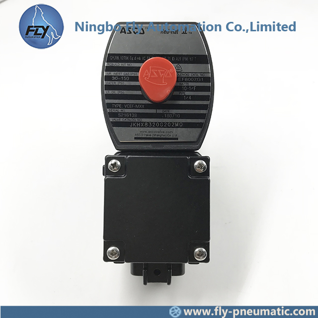 JKHX8320G202MO 8320G202 ASCO 8320 series 1/4 inch Stainless Steel Pilot Operated High Flow Solenoid Valve