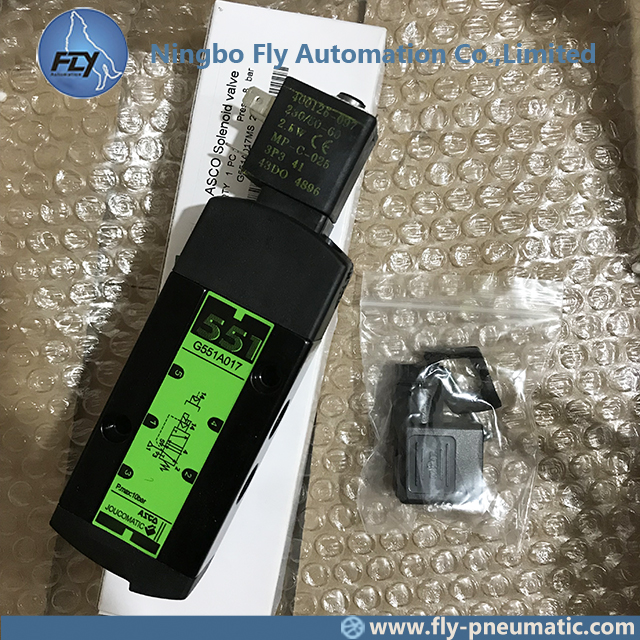 SCG551A017MS G551A017 ASCO 551 Series 1/4 Inch Aluminium High Flow Pilot Operated Solenoid Valve