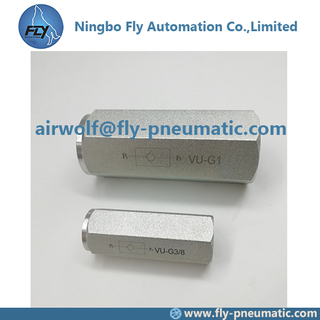 VU-G1/4 to VU-G2 VU Series Carbon Steel 2-way high pressure ball valve 1/4" to 2" Straight Check Valve