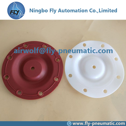 Red Santoprene Diaphragm Ptfe Membrane Of