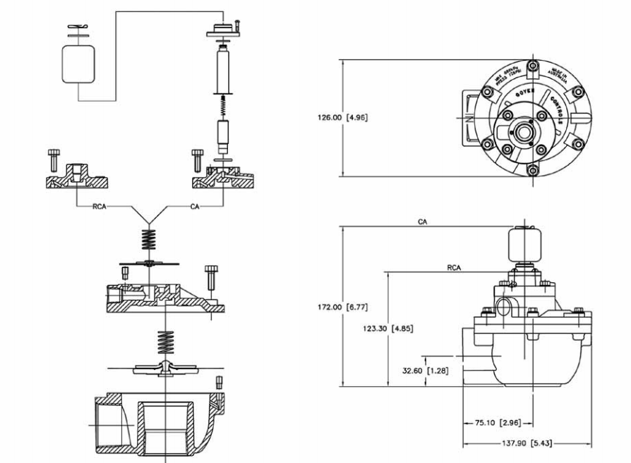 RCA45T Goyen Dust Collector DN45 T Series Remote Pulse Valve - Buy ...